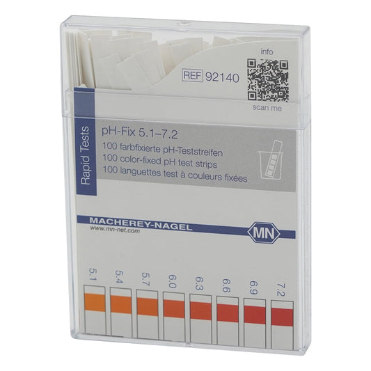 스틱 pH 시험지(pH-Fix) pH5.1-7.2 1상자(100장입) MN92140 1상자(100장입)