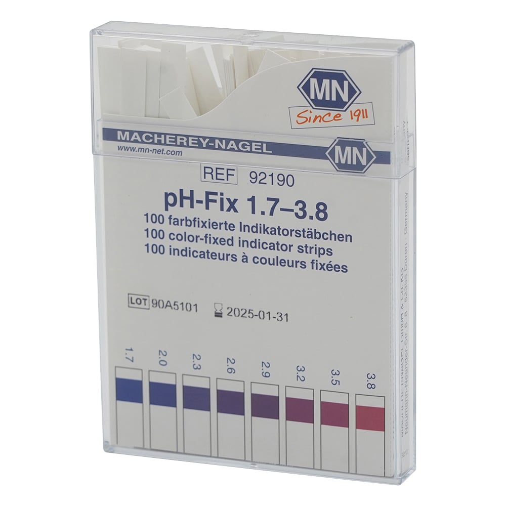 스틱 pH 시험지(pH-Fix) pH1.7~3.8 1상자(100장입) MN92190 1상자(100장입)