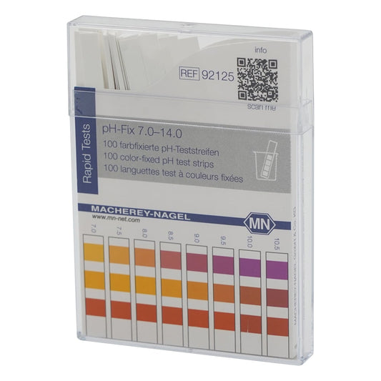 스틱 pH 시험지(pH-Fix) pH7.0~14.0 1상자(100장입) MN92125 1상자(100장입)