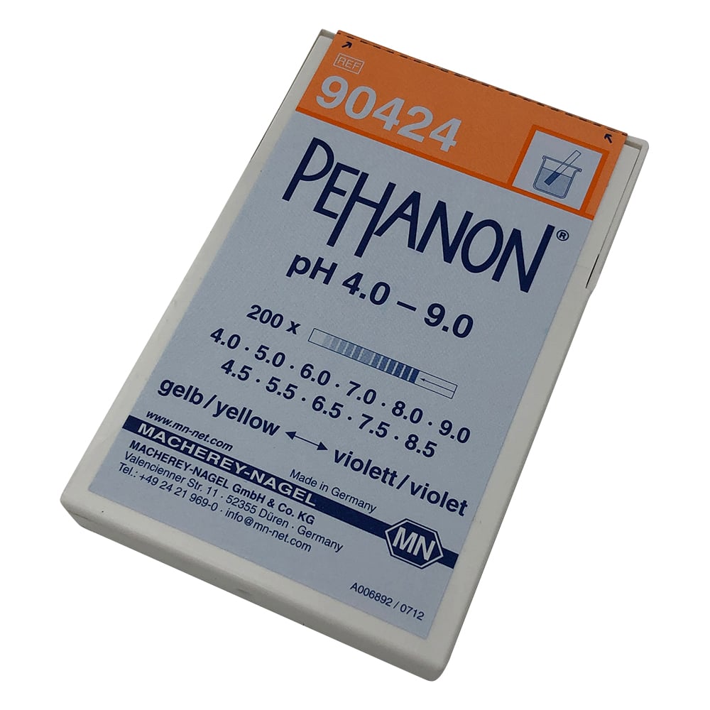 ストライプpH試験紙（PEHANON） pH4.0-9.0 1箱（200枚入）　MN90424 1箱(200枚入)