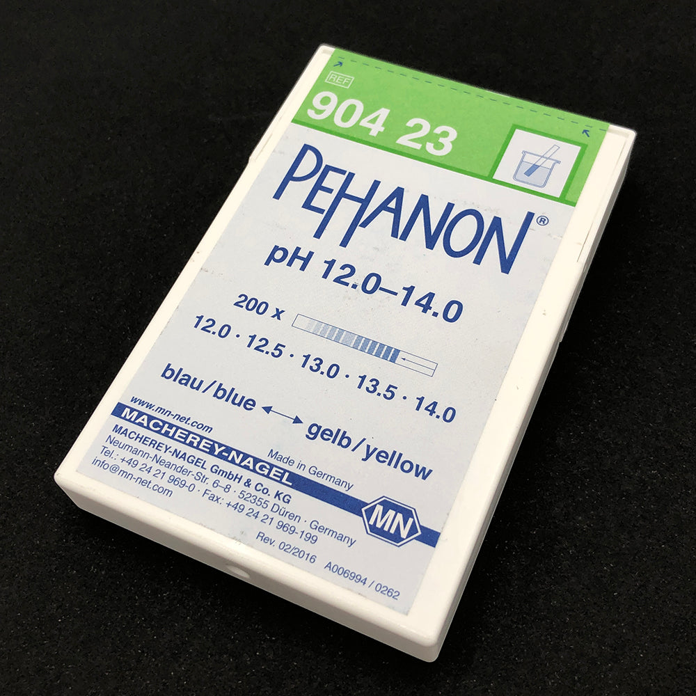 ストライプpH試験紙（PEHANON） pH12-14 1箱（200枚入）　MN90423 1箱(200枚入)