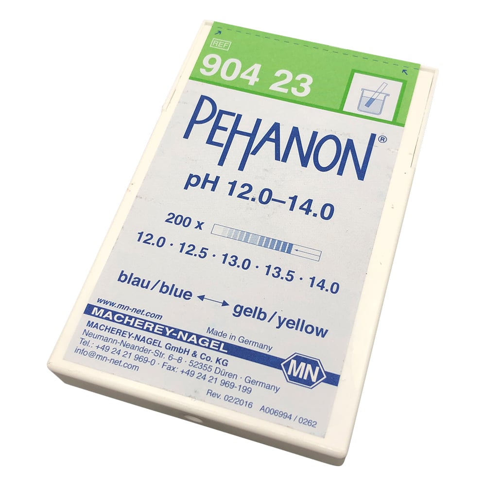 ストライプpH試験紙（PEHANON） pH12-14 1箱（200枚入）　MN90423 1箱(200枚入)