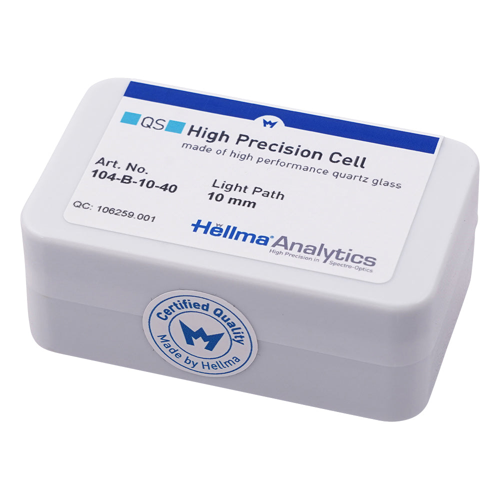 헬마® 석영 셀 세미 마이크로 블랙 104-B-10-40 1개