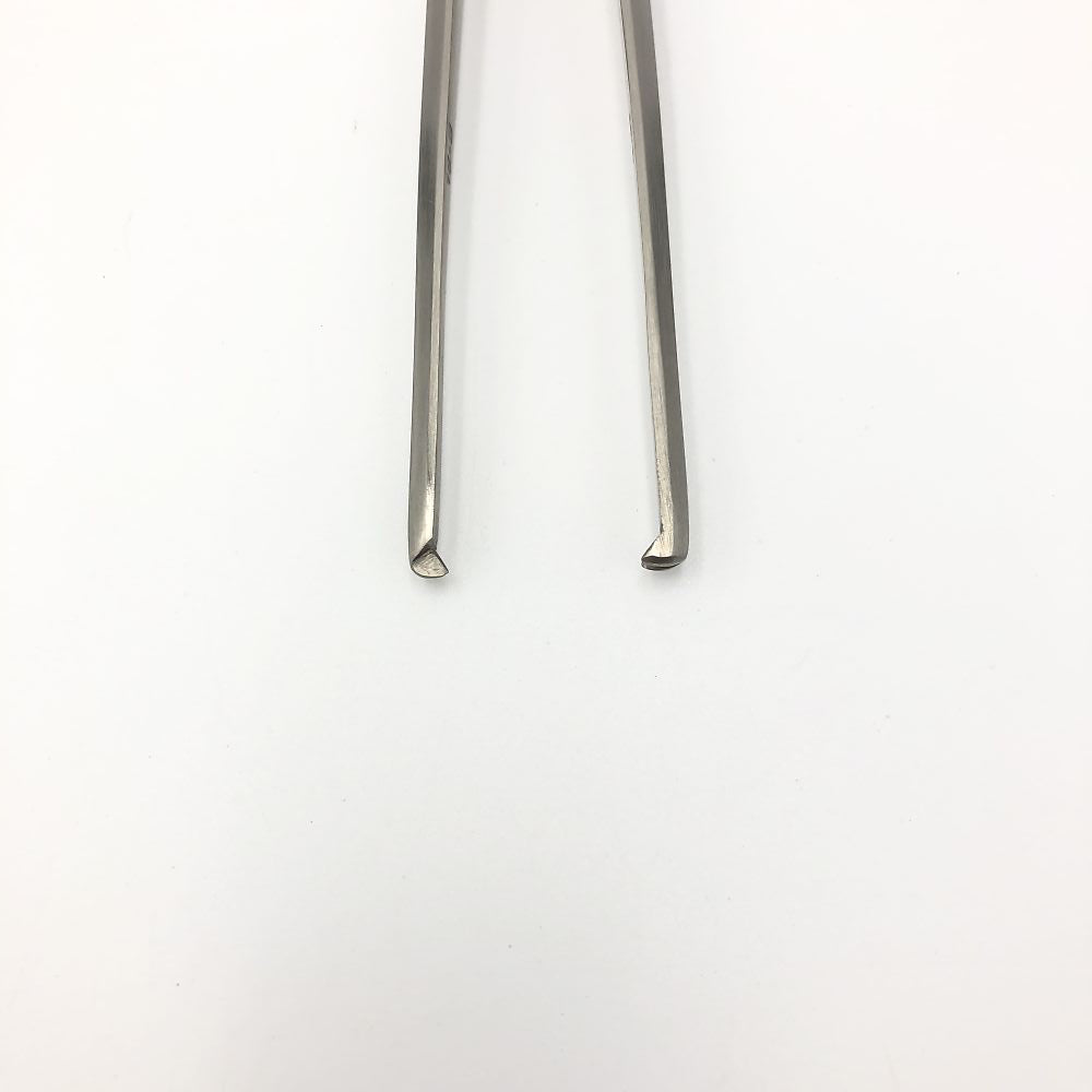 Straight hooked tweezers, 180mm, No.2, 1 piece