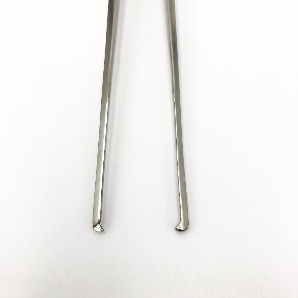Straight hooked tweezers, 230mm, No.2, 1 piece