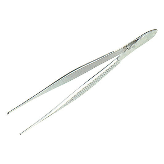 Fine-tipped hooked tweezers, 100 mm, No. 5, 1 piece