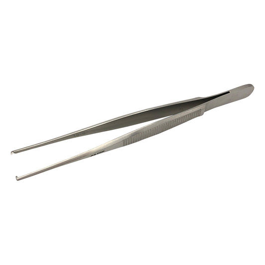 Fine-tipped hooked tweezers, 130 mm, No. 5, 1 piece