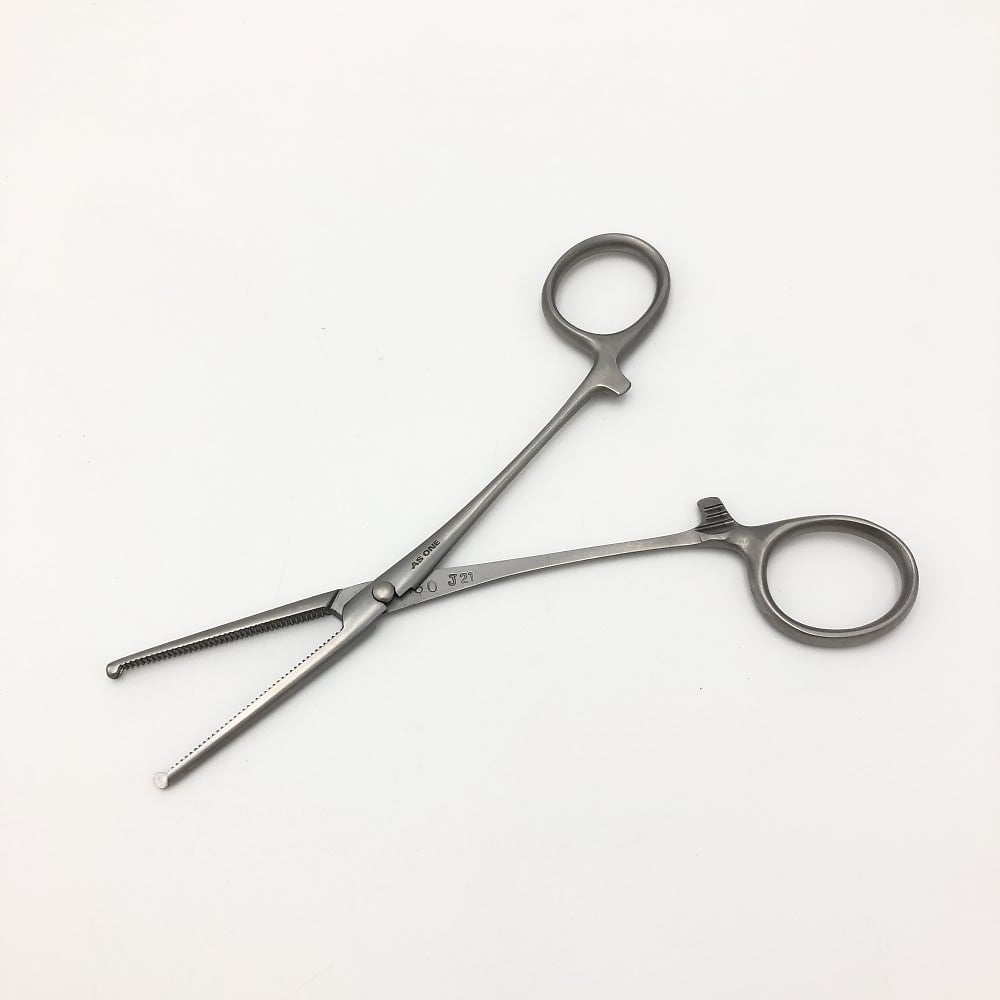 Kocher Hemostatic Forceps Straight Hook 145mm No.21 1pc