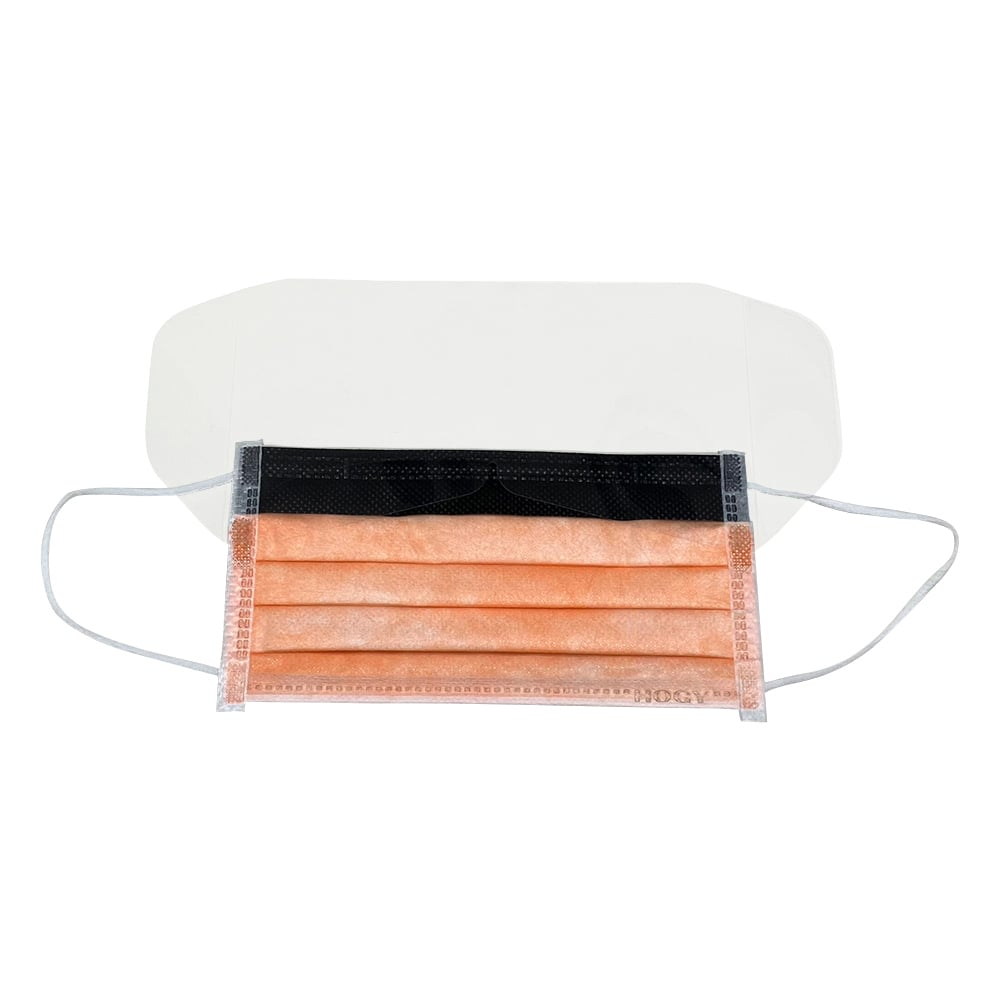 Surgical mask, 4-ply structure, liquid protection, with face guard, regular size, 1 box (50 pieces) FBM-186 1 box (50 pieces)