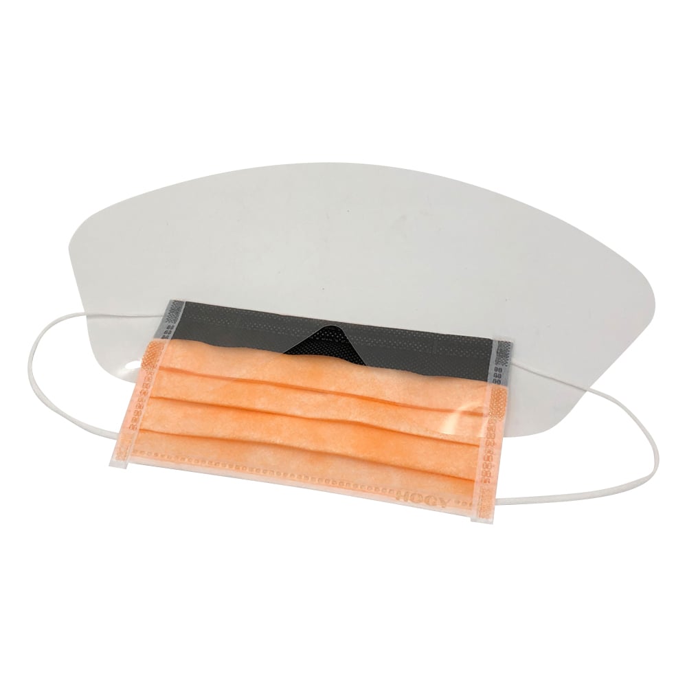 Surgical mask, 4-ply structure, liquid protection, with face guard, wide size, 1 box (50 pieces) FBM-286 1 box (50 pieces)