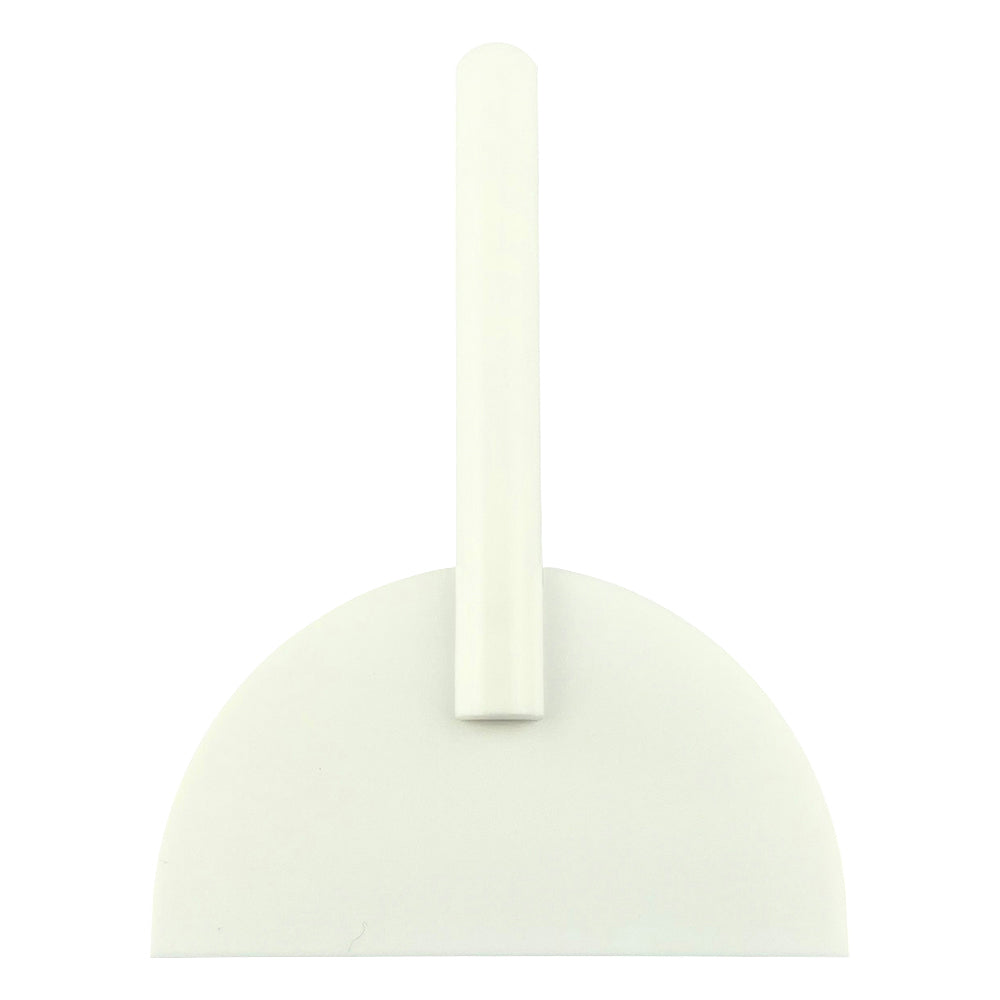 Azuflon(R) PTFE spatula, half-moon type, extra large, H extra large, 1 piece