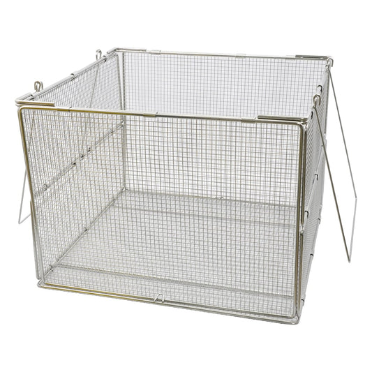 Stainless steel folding cleaning basket FDWB-415 1 piece