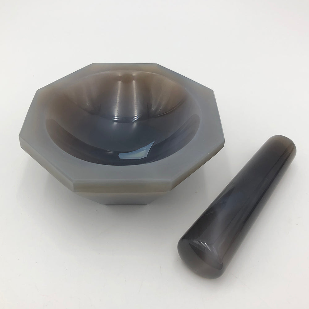 メノー乳鉢(浅型)　φ80×φ100×24mm　乳棒付き 1個