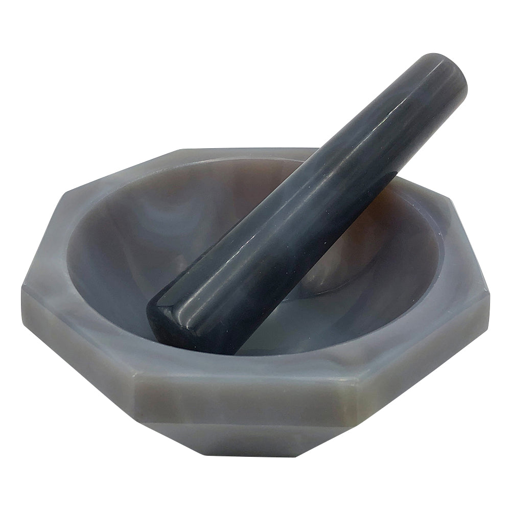 Meno Mortar (Deep Type) φ110×φ130×42mm with pestle 1pc