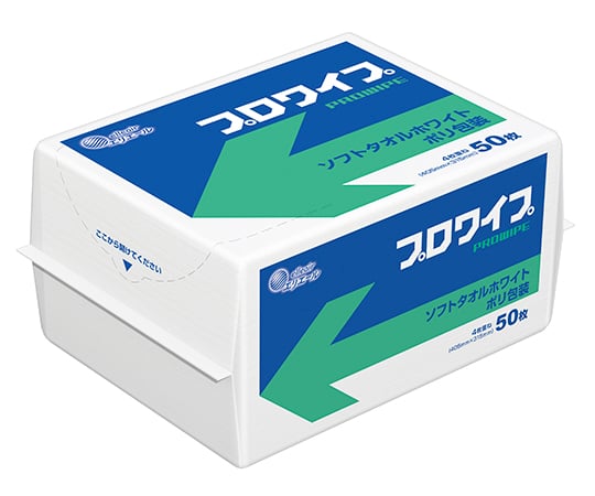 엘리에르 프로와이프 소프트 타월 화이트 폴리 포장 1상자(50장×18봉입) 20703145 1상자(50장×18봉입)