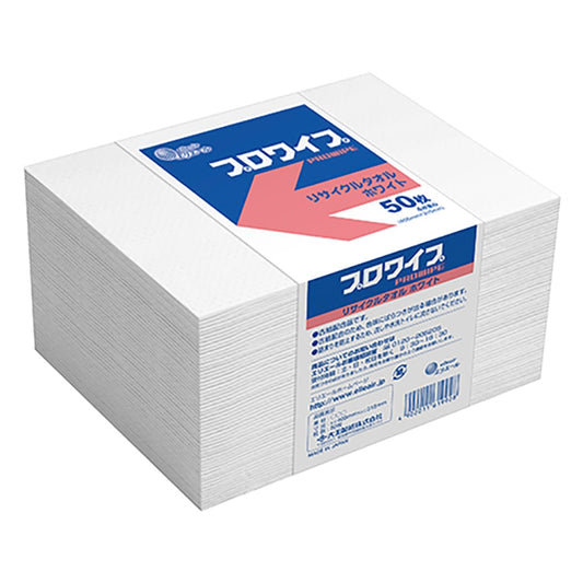 엘리에르 프로 와이프 재활용 타월 띠 4 매 겹침 50 20703149 1 상자 (50 매 × 24 봉지 포함)