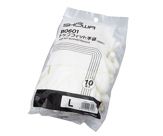 톱 피트 장갑(손가락 끝 코트) L (간이 포장) 1봉(10쌍입) B0601-10P-L 1봉(10쌍입)