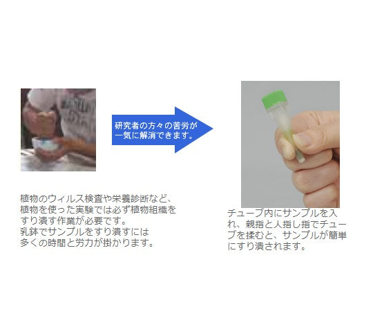 手もみ式簡易粉砕容器　M-70002 1箱