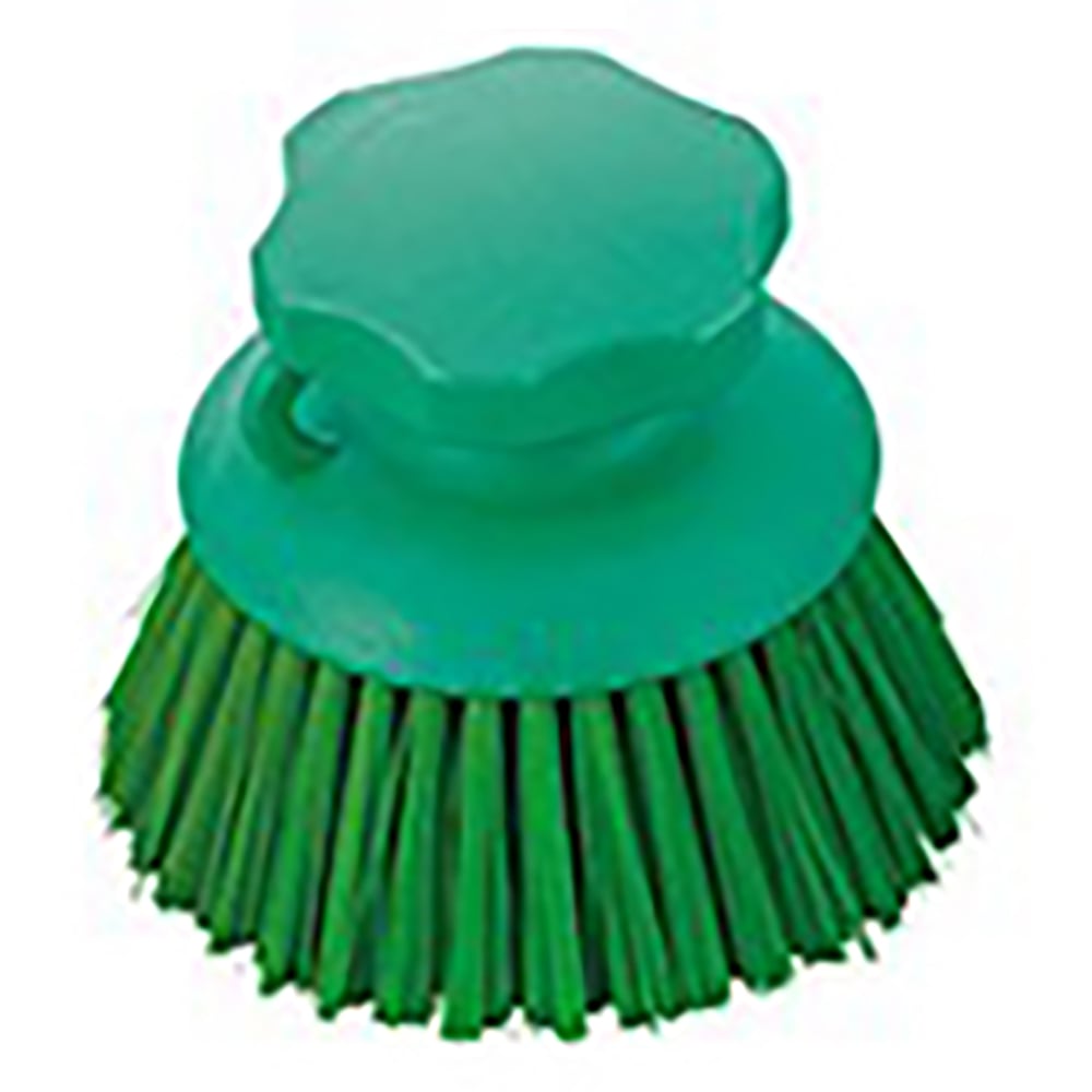 サニーフーズHACCPブラシ　ハンドブラシ　丸型　緑 1本