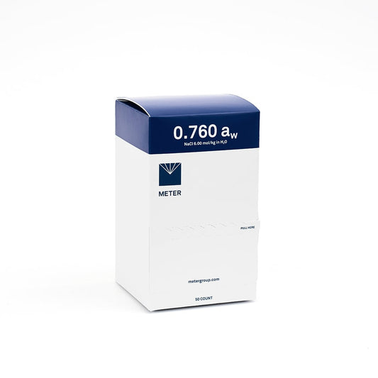 水分活性標準液0.760Aw（6mol NaCl）1箱（10本入）成績証明書付属 1箱(10本入)