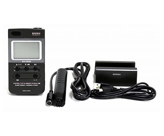 高性能デジタル温度・湿度計（ウェザーコムII）　EX-502 1個