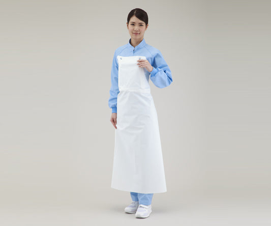 Leggeron Urethane Apron One-touch Type White M E-52 W M 1 Piece