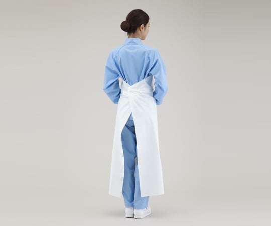 레제론 우레탄 앞치마 원터치 타입 화이트 M E-52 W M 1장