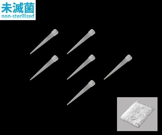 アイビスピペットチップ（バルクパック）　1～200μL　ナチュラル　1000本入　I-703C 1袋(1000本入)