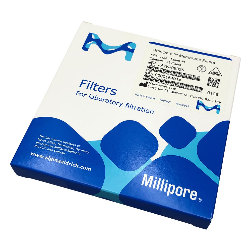 OmniporeTM Membrane (for both aqueous and solvent systems) 1μm x φ90mm 25 sheets JAWP09025 1 box (25 sheets)