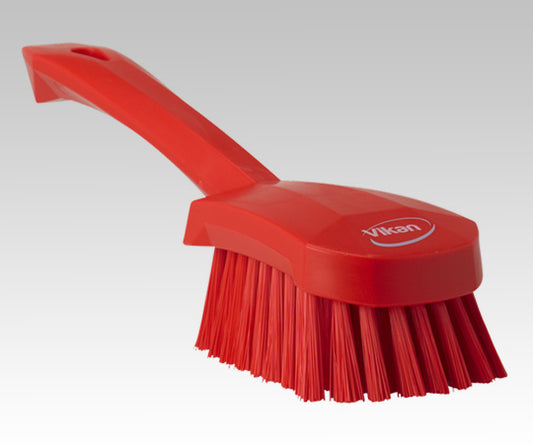 롱 핸들 브러쉬 하드 타입 레드 4186 1개