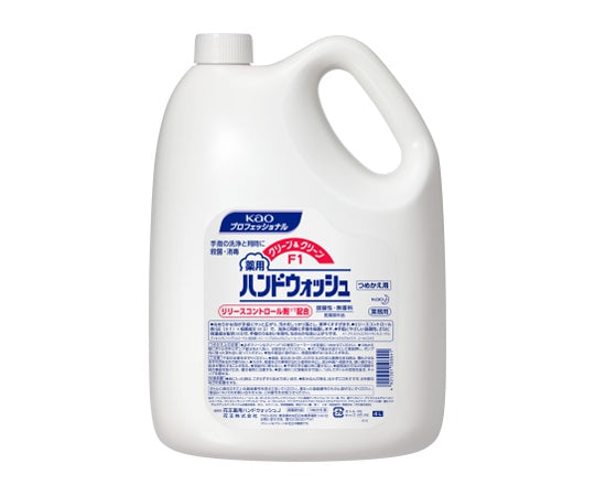 약용 핸드 워시 (클린 &amp; 클린 F1) 4L 리필용 1개