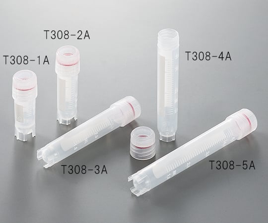 Cryovial O-ring seal type 3mL External thread, self-supporting 1 box (100 pieces x 10 bags) T308-3A 1 box (100 pieces x 10 bags)