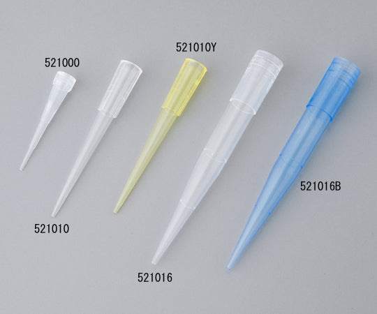 ピペットチップ　1000μL　ブルー(目盛付)　500本入　521016B 1袋(500本入)
