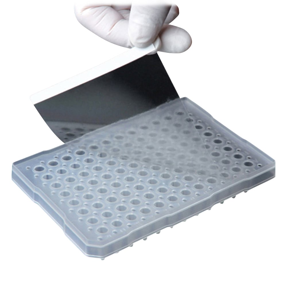 Microplate stickers, adhesive type, 1 box (100 sheets) 1 box (100 sheets)