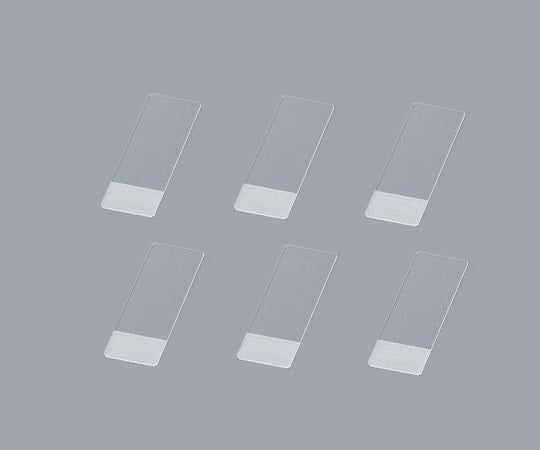 Silane-coated glass slides, white edge frosted No.1, 100 pieces, S8111, 1 box (100 pieces)