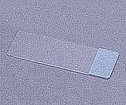 Silane-coated glass slides, white edge frosted No.1, 100 pieces, S8111, 1 box (100 pieces)