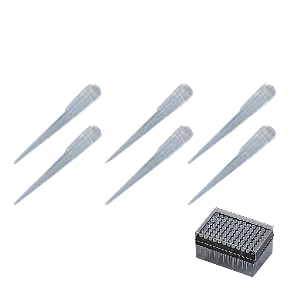 アイビスピペットチップ（ボックスパック）　0.2～20μL　96本／箱×10箱　ナチュラル　I-296C 1箱(96本×10ボックス入)