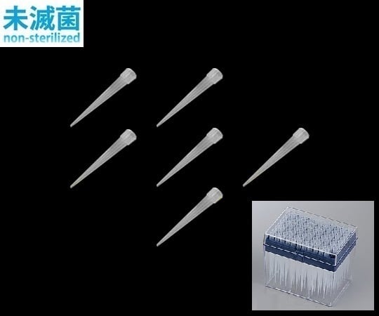 アイビスチップ（ボックスパック）　1～250μL　96本／箱×10箱　ナチュラル　I-896LC 1箱(96本×10ボックス入)