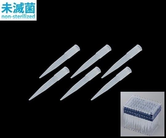 アイビスチップ（ボックスパック）　100～1000μL　96本／箱×10箱　ナチュラル　IN120-804C 1箱(96本×10ボックス入)