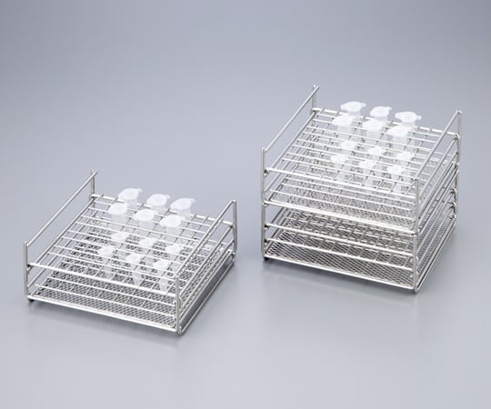 Tube rack (stainless steel) SR-25 1 pc., can store 5 tubes x 5 rows