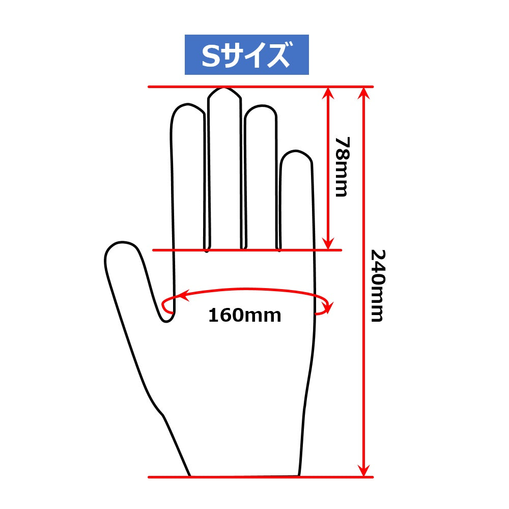 サニーフーズニトリル手袋エコノミー　白　S　100枚×10箱入　3.5g white carton 1ケース(100枚×10箱入)