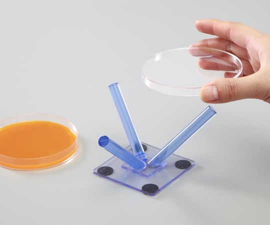 Petri dish lid stand FSS-010 1 unit