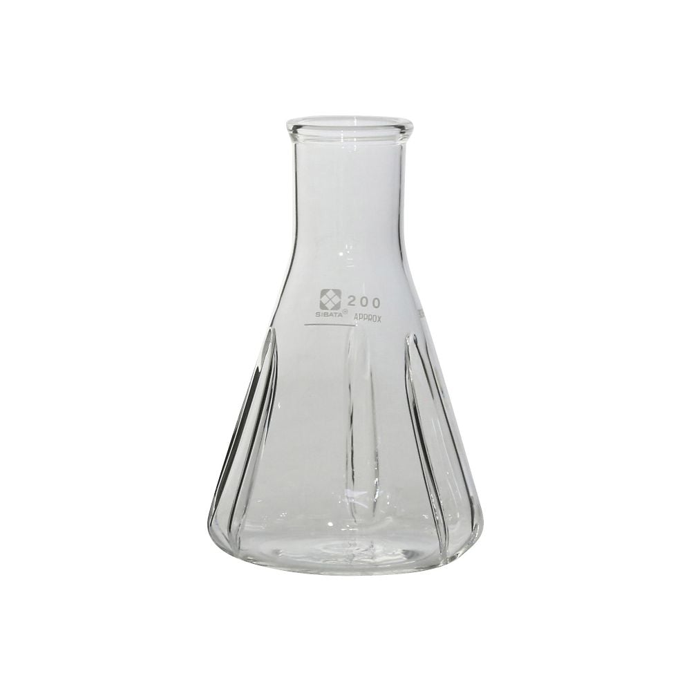 Shaking Erlenmeyer Flask 200mL with No. 9 Rubber Stopper 016310-200A 1pc
