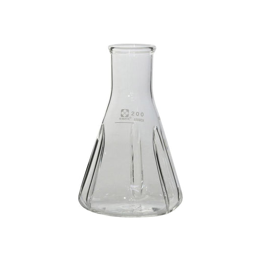 Shaking Erlenmeyer Flask 200mL with No. 9 Rubber Stopper 016310-200A 1pc