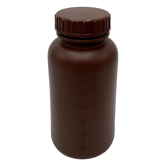 Standard bottle, round wide mouth (light-resistant), 3L, 1 bottle, 1032-06, 1 bottle