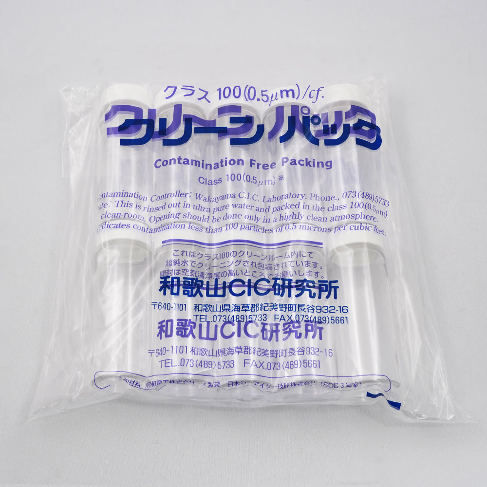 PET 스크류 바이알 SCC 100mL (순수 세정 처리 완료) 1상자(10개×5봉입)