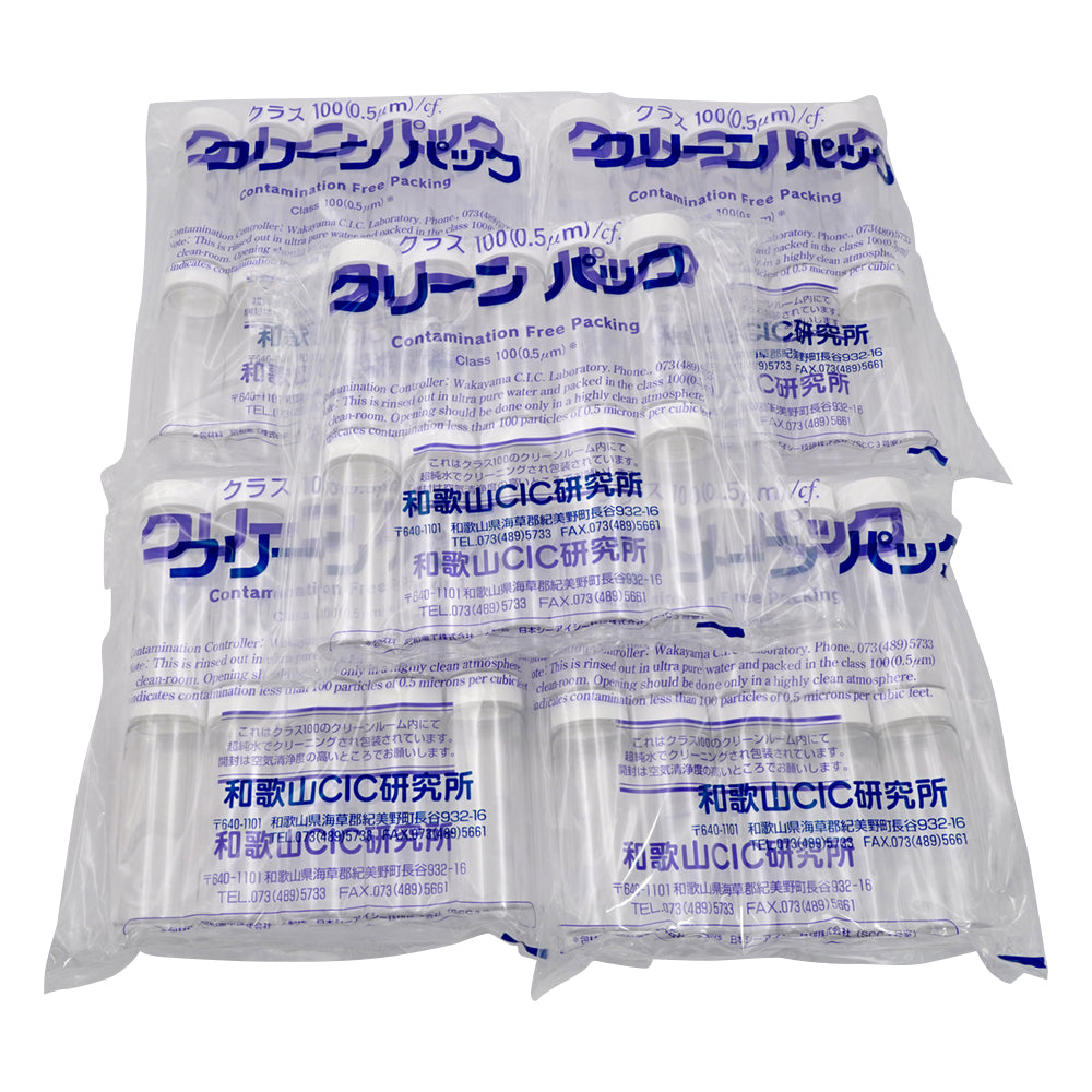 PET 스크류 바이알 SCC 100mL (순수 세정 처리 완료) 1상자(10개×5봉입)