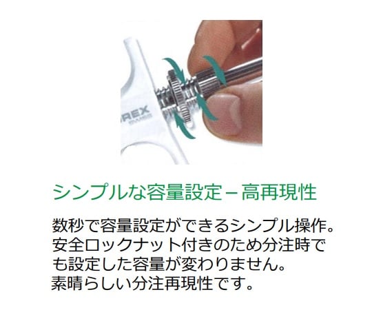 ソコレックスSH連続分注器（プレミアム）　ピストルハンドル　1mL　174SH.0501 1個