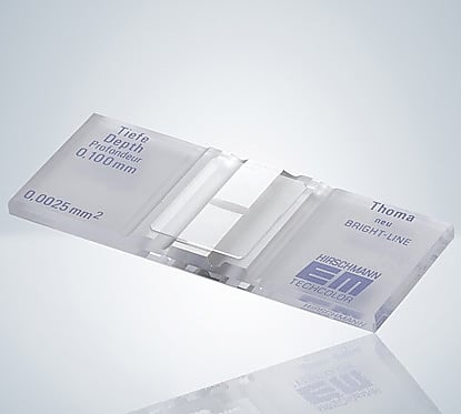 Counting chamber, hemocytometer, Bright Line specification (Fuchs Rosenthal) 8100210, 1 set