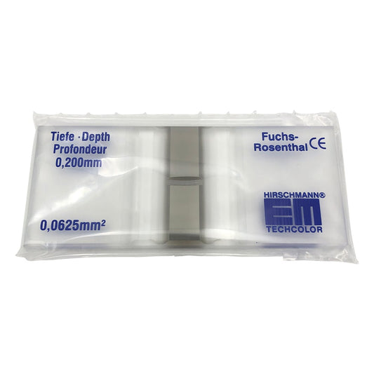 カウンティング・チェンバー　血球計算盤 ブライトライン仕様 （フックスローゼンタール）　8100210 1セット